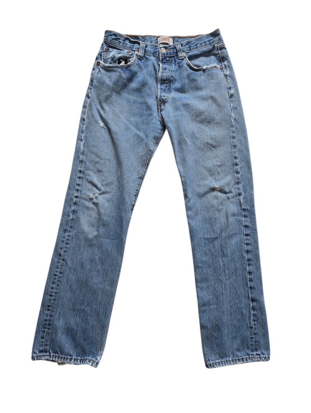 Levi's Original Men's 501 Distressed Jeans Size W32 L32